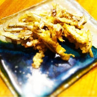 伯方の塩で天ぷら