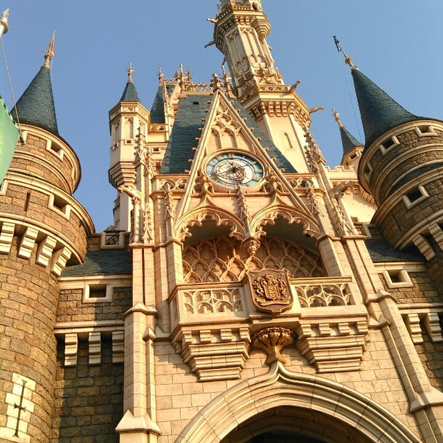 夏休みはディズニーランドへ行ったよ