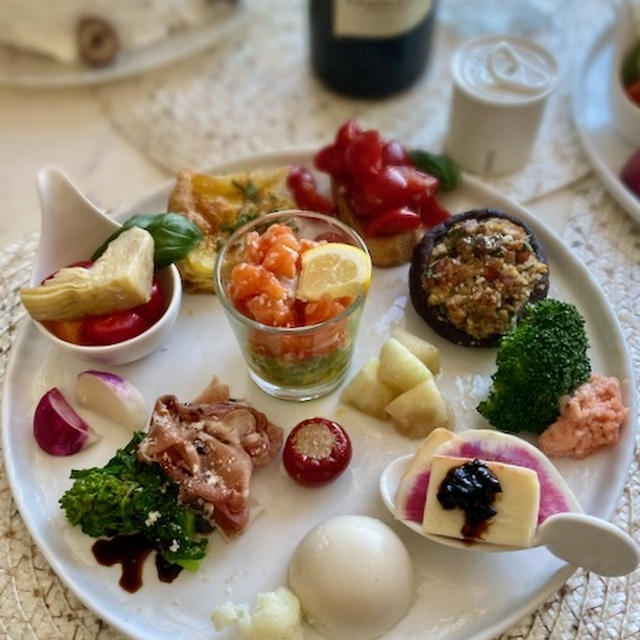 アンティパストから始まる我が家のパーティ