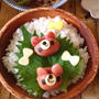 コロコロウインナーでくまちゃん＊和定食