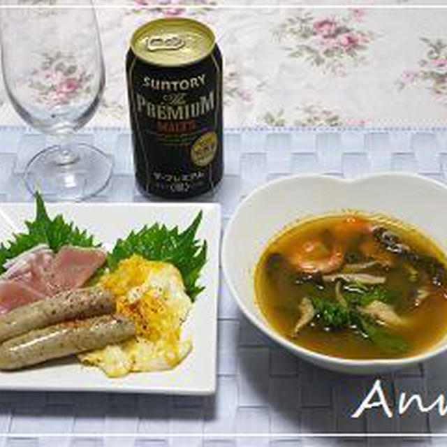 ☆トムヤムクンと黒ビール☆