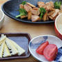 タケノコと☆鶏肉のオイスターソース炒め　と　ひらそば☆ランチ