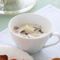 簡単・あっさり～きのこ＆かぶのホワイトスープ♪ by ei-recipeさん