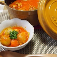 1日分の野菜飲料de洋風肉じゃが
