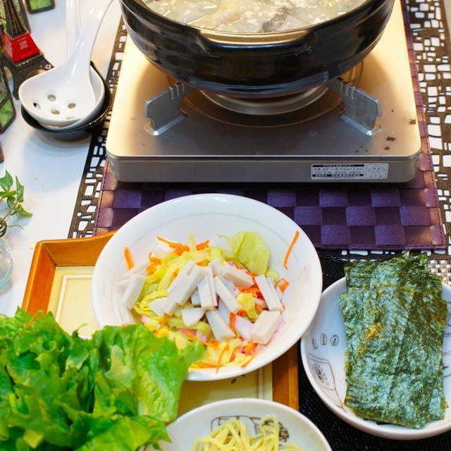 i-kitchen ２種ワンタンスープ鍋で、あったかご飯