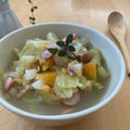 朝ごはんやブランチに最適☆ソーセージと野菜のスープ
