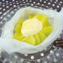 *レンジで包み蒸しシートで☆ホットな林檎にアイスのせ*