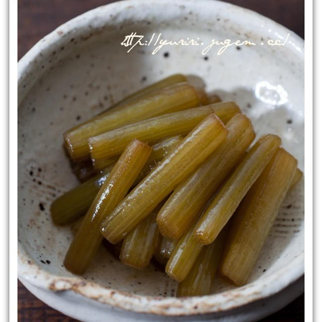フキの炒め煮と、ほうれん草のフキノトウ和え