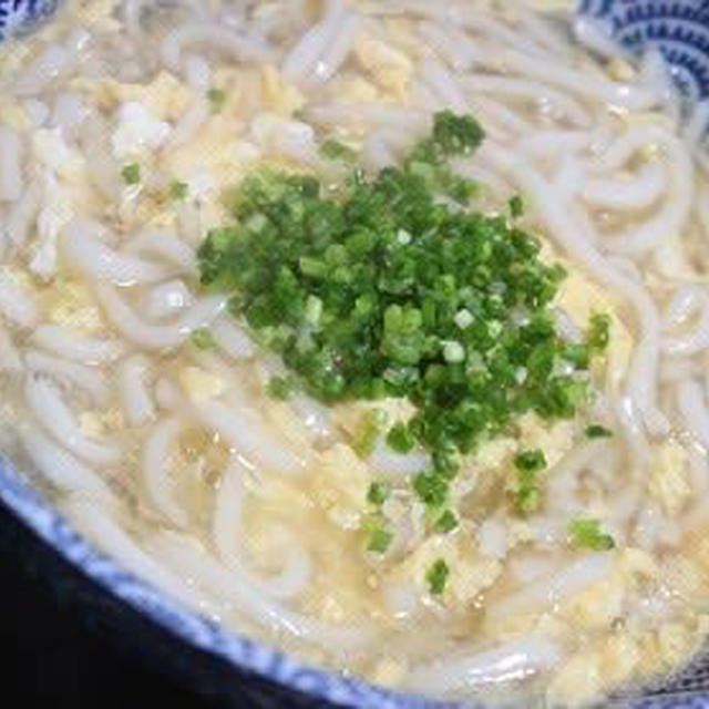 8月27日　　かき玉うどん