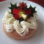 超簡単☆クリスマスリース風チョコムースケーキ