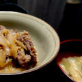 いつぞやの夕ごはん☆牛丼と牛丼オプション