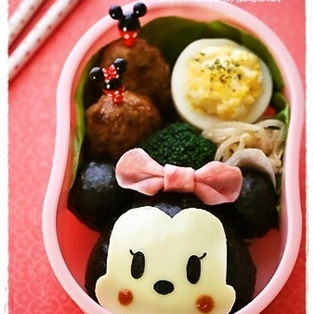 園弁【ミニーちゃんおにぎり】