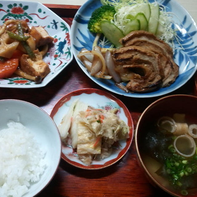 車麩の照り焼き
