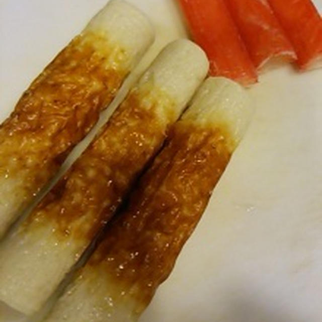 カニカマINちくわ揚げ