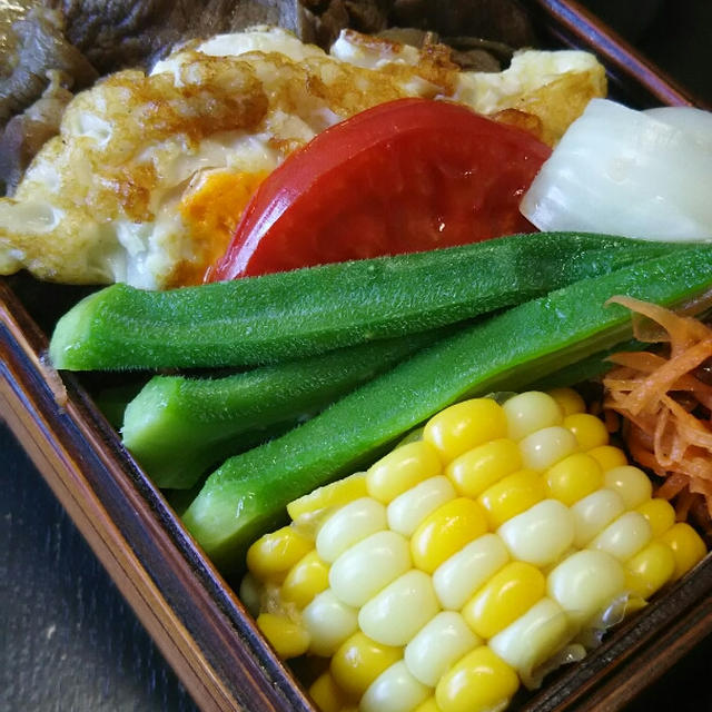 新生姜と牛肉時雨煮弁当