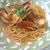 渡りガニのトマトクリームパスタ