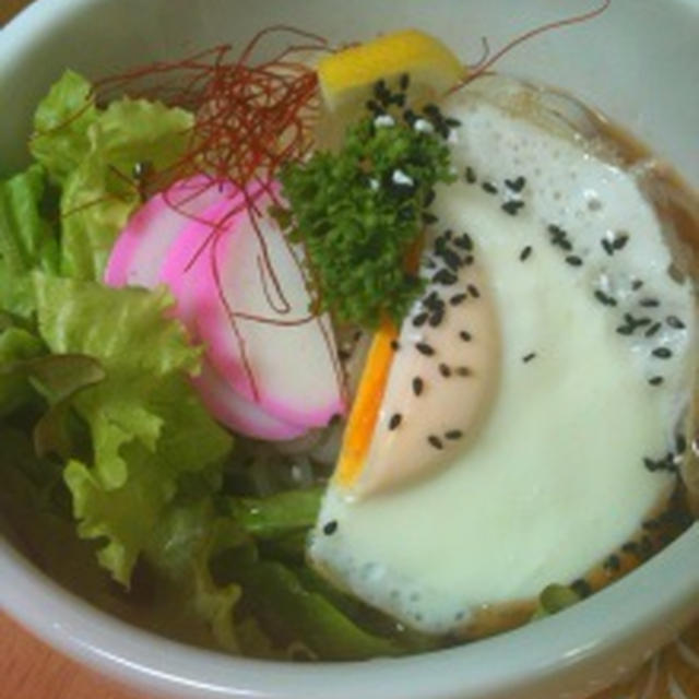 冷麺＆ツナおから＆揚げ餃子