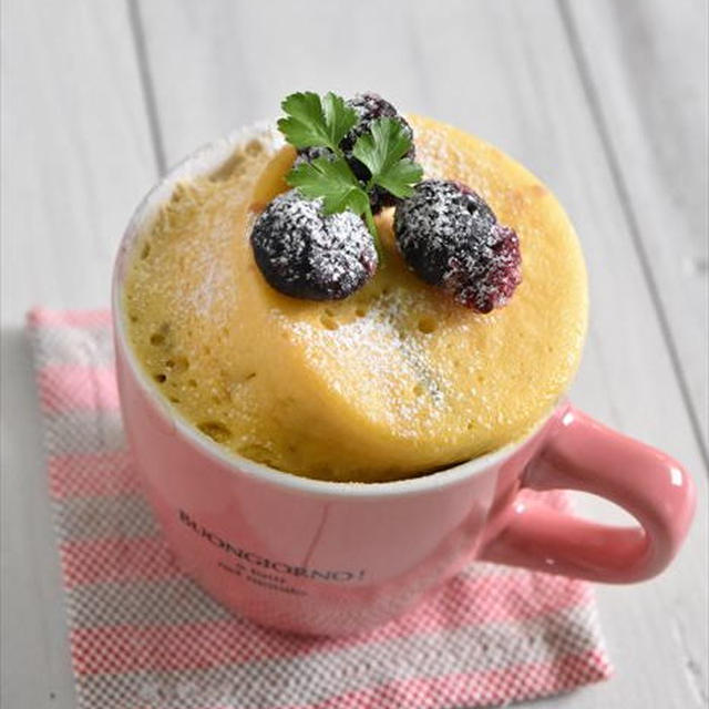 冷凍ミックスベリーのマグカップケーキ By 四万十みやちゃんさん レシピブログ 料理ブログのレシピ満載