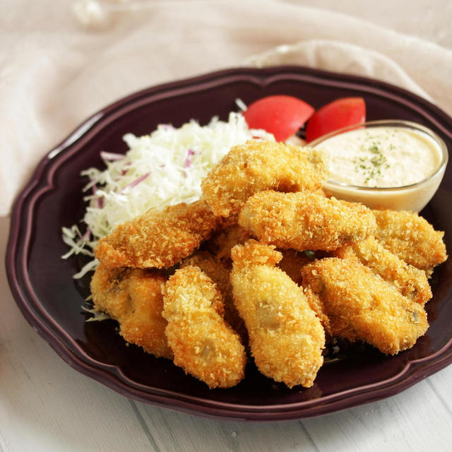 * 広島産牡蠣の牡蠣フライ♪