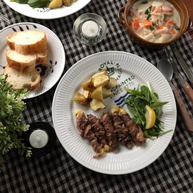 今日の夕飯は業務スーパーの冷凍食材だらけ