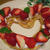 苺がふんだんのハート♡シューケーキ♪