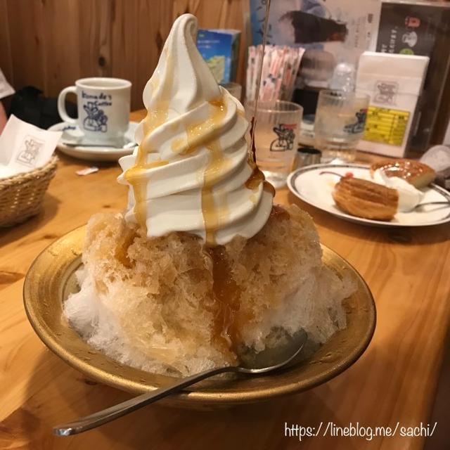 シロノワールとシロノワール氷♡【#シロノワール#かき氷#期間限定】