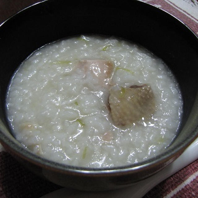 炊飯器で鳥粥