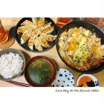 ある日の晩ごはん。