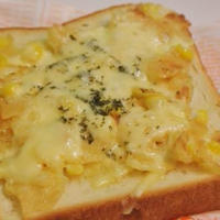 超簡単ぽてちサラトースト