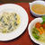 小松菜とソーセージのクリームパスタ＆ホテルの美術館でセレブ気分