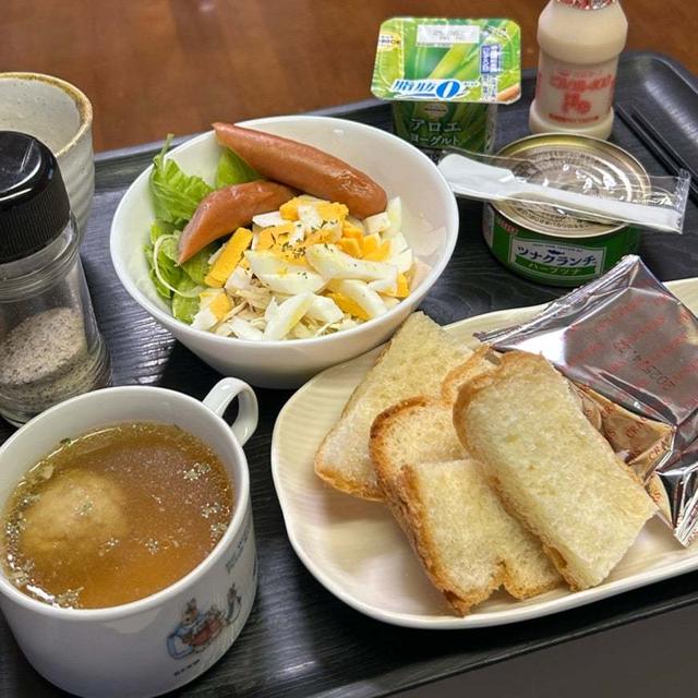 6.3【お家ごはん・朝】ツナクランチ❣️ﾃﾞｽ。