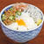 オクラ納豆としらすのネバトロ 温玉冷奴丼