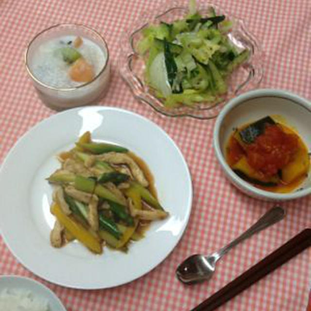 ６月第２週の教室、すべての構成をかんがえつくした夏の中華