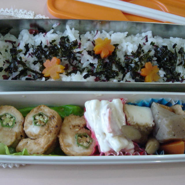 ささみの甘辛焼き弁当♪と・・・