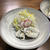鱧の炙りと zucca のかぼちゃコロッケ