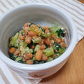 和食材を楽しむ『納豆と小松菜のピリ辛味噌和え』レシピ【発酵食品納豆で腸活➁】