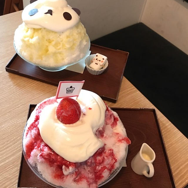 パンダさんのかき氷 サカノウエ カフェ ＠ 湯島