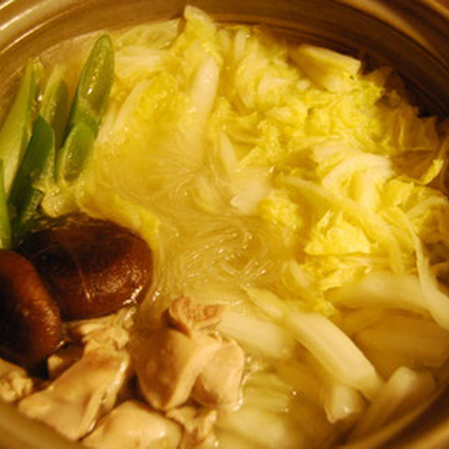 鶏の水炊き【鍋レシピ009】