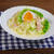 旨みがギュギュッと！コクあって濃厚、冷やしカルボナーラうどん