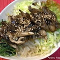 ☆柚子胡椒風味の舞茸のせサラダ☆