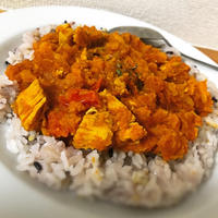 【レシピ】野菜ジュースで野菜これだけ超時短！本格こっくりインドカレー！！