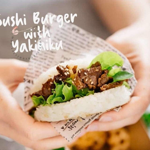 Sushi Burger with Yakiniku