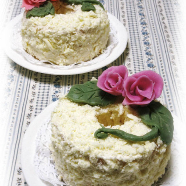 * 母の日 ❤ デコ・シフォンケーキ♪