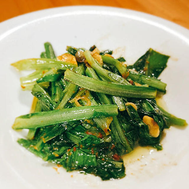 はじめまして油麦菜、まずはシンプルに炒めてみた