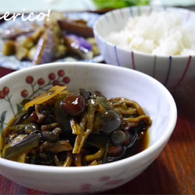 圧力鍋で時短！秋の味覚でご飯のおとも、茸と生姜の佃煮。