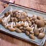 小皿なおかず二品「しめじのトースター焼き」と「じゃこネギ豆腐」