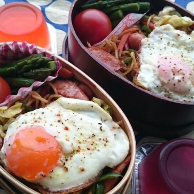 曲げわっぱｄｅ焼きそば弁当