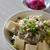 青じそドレッシングで『豆腐しらす丼』。