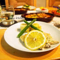 昨日の夕飯。鱈のムニエルとカレードリア