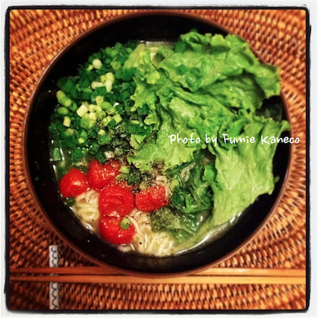 サラダ風ラーメン